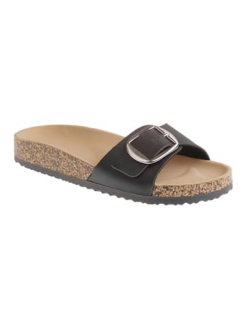 C'M Slippers zwart
