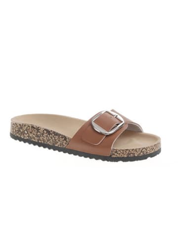 C'M Slippers lichtbruin
