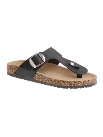 C'M Teenslippers zwart