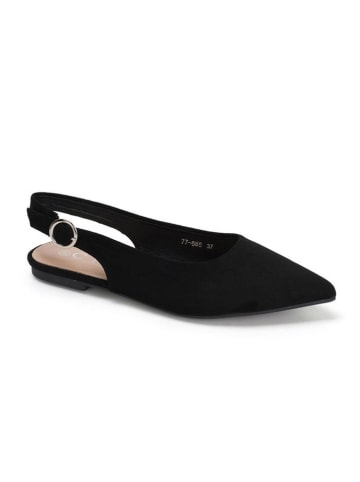 C'M Slingballerinas in Schwarz