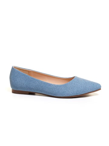 C'M Ballerinas in Hellblau