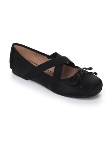 C'M Spangenballerinas in Schwarz