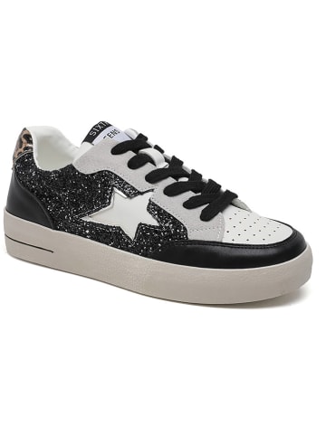 Sixth Sens Sneakers in Schwarz/ Grau/ Weiß