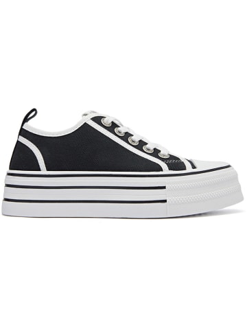 Sixth Sens Sneakers in Schwarz/ Weiß
