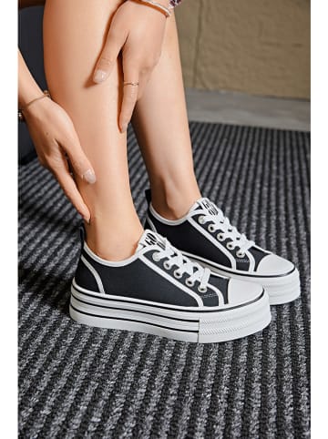 Sixth Sens Sneakers zwart/wit