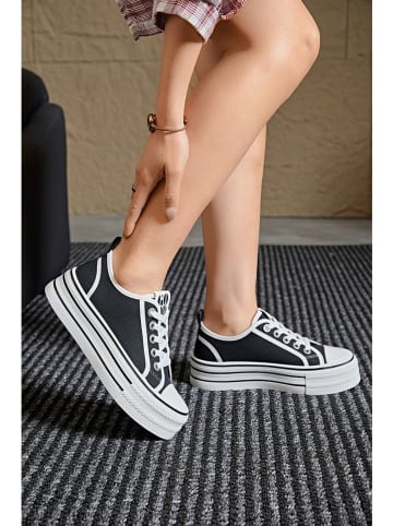 Sixth Sens Sneakers zwart/wit
