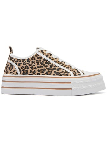 Sixth Sens Sneakers beige/bruin/wit