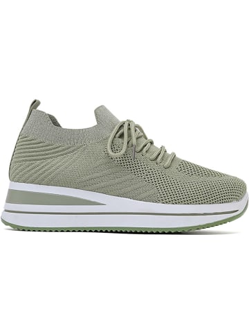 Sixth Sens Sleehaksneakers groen