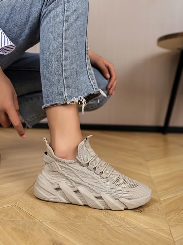 Sixth Sens Sneakersy w kolorze beżowym