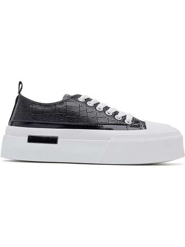 Sixth Sens Sneakersy w kolorze biało-czarnym