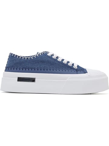 Sixth Sens Sneakers in Blau/ Weiß