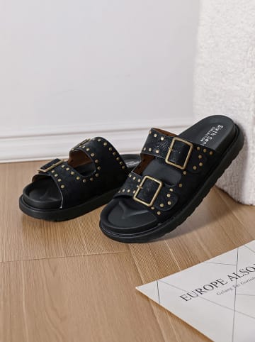 Sixth Sens Pantoletten in Schwarz