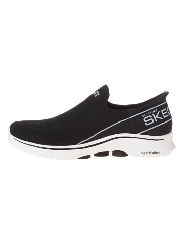 Skechers Slippersy "Go Walk 7" w kolorze czarnym