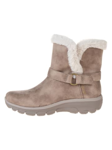 Skechers Botki "Easy Going" w kolorze szarobrązowym