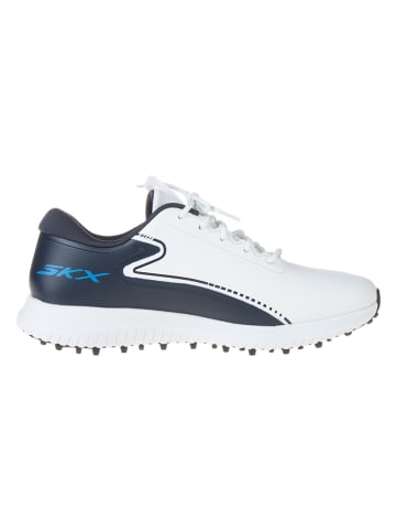 Skechers Golfschoenen "Go Golf Max" wit/donkerblauw