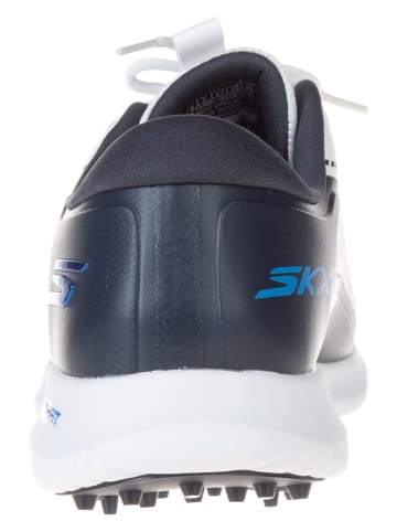 Skechers Golfschoenen "Go Golf Max" wit/donkerblauw