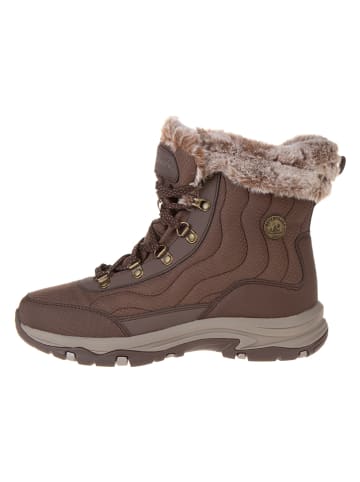 Skechers Leder-Boots "Trego" in Braun