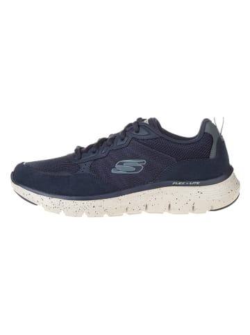 Skechers Skórzane sneakersy "Flex Advantage 5.0" w kolorze granatowym