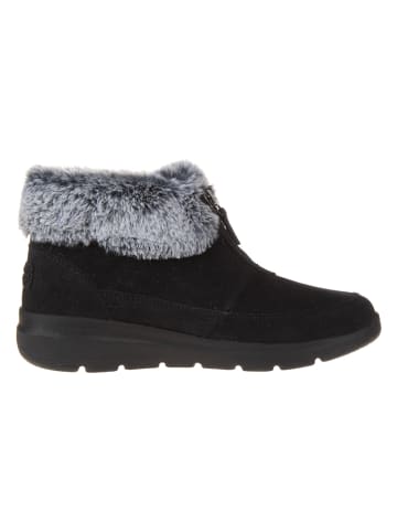 Skechers Leren boots "Glacial Ultra" zwart
