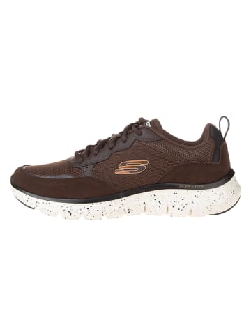 Skechers Skórzane sneakersy "Flex Advantage 2.0" w kolorze brązowym