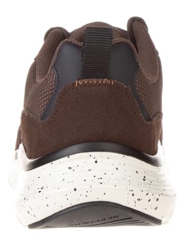 Skechers Skórzane sneakersy "Flex Advantage 2.0" w kolorze brązowym
