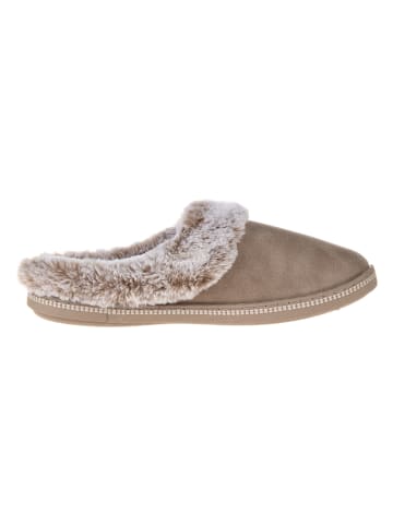 Skechers Kapcie "Cozy Campfire" w kolorze szarobrązowym