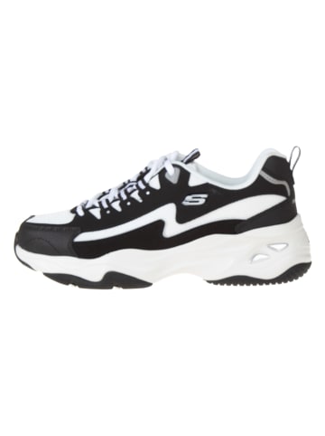 Skechers Sneakers "D'Lites" in Schwarz/ Weiß