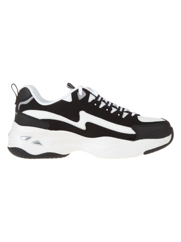 Skechers Sneakersy "D'Lites" w kolorze czarno-białym