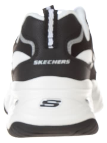 Skechers Sneakersy "D'Lites" w kolorze czarno-białym