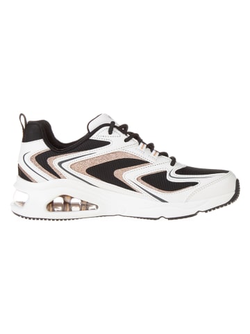 Skechers Footwear Sneakers "Tres-Air Uno" in Weiß/ Schwarz/ Gold