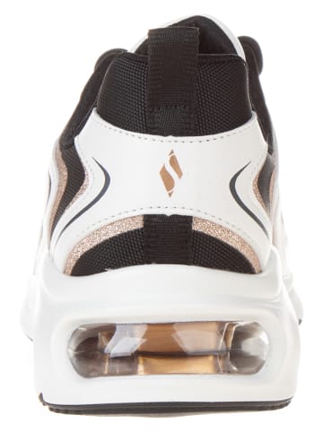 Skechers Footwear Sneakers "Tres-Air Uno" in Weiß/ Schwarz/ Gold