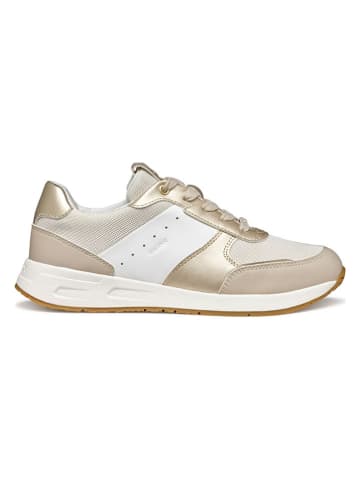 Geox Sneakers in Beige/ Gold