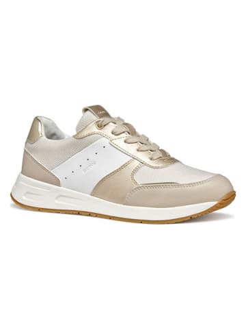 Geox Sneakers in Beige/ Gold