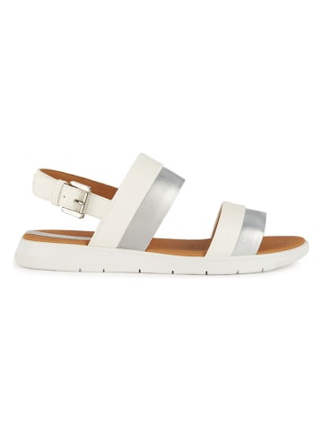 Geox Sandalen in Weiß/ Silber