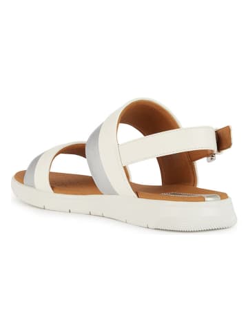 Geox Sandalen in Weiß/ Silber