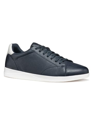 Geox Leder-Sneakers in Dunkelblau