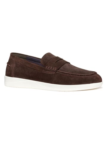 Geox Leren mocassins bruin
