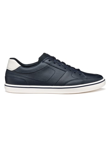 Geox Skórzane sneakersy w kolorze granatowym