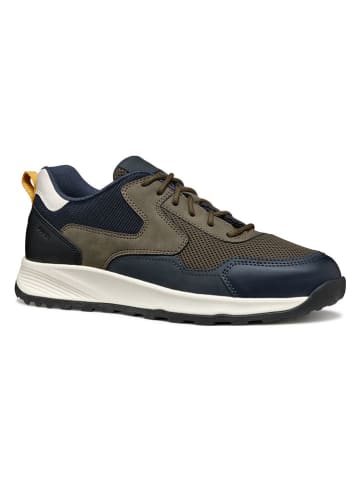 Geox Sneakersy w kolorze oliwkowo-granatowym