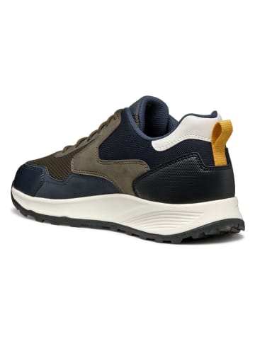 Geox Sneakersy w kolorze oliwkowo-granatowym