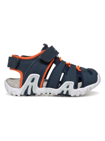Geox Enkelsandalen "Kraze" donkerblauw/oranje