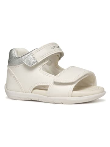 Geox Sandalen "Tapuz" in Creme/ Silber