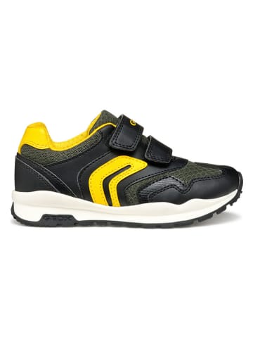 Geox Sneakers "Pavel" in Schwarz/ Gelb