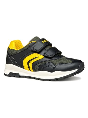 Geox Sneakersy "Pavel" w kolorze czarno-żółtym
