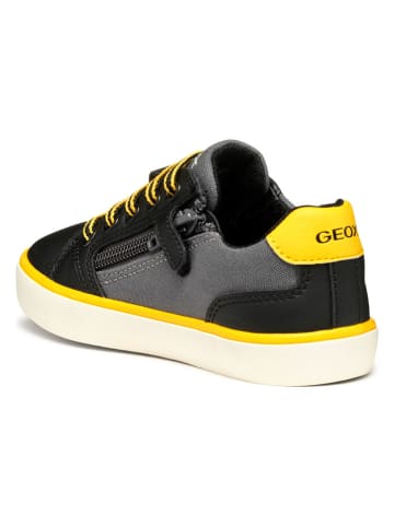Geox Sneakers "Gisli" in Schwarz/ Gelb