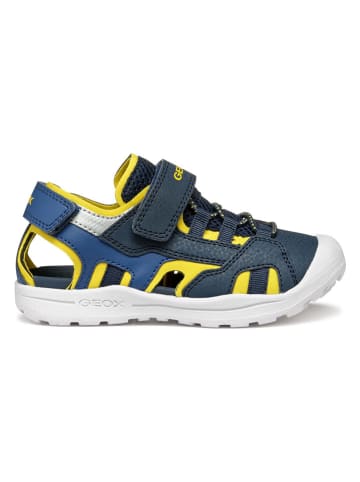 Geox Enkelsandalen "Vaniett" donkerblauw/geel