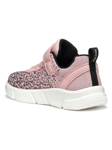 Geox Sneakersy "Aril" w kolorze czarno-jasnoróżowym