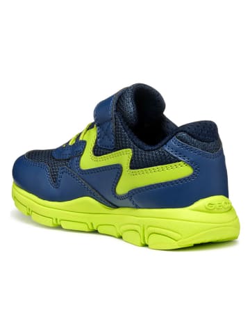 Geox Sneakersy "New Torque" w kolorze granatowo-zielonym