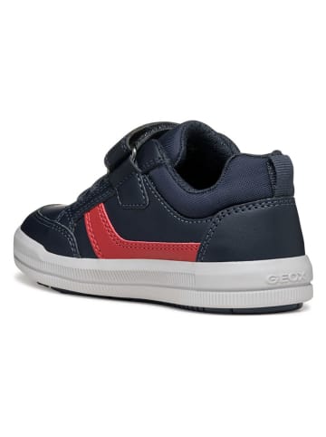 Geox Sneakersy "Arzach" w kolorze granatowo-czerwonym