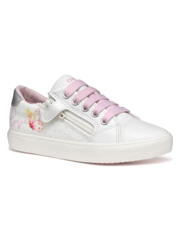 Geox Sneakersy "Gisli" w kolorze biało-jasnoróżowym